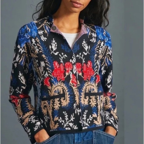 Pilcro Sweaters - ANTHROPOLOGIE PILCRO DEBRA SWEATER JACKET. SIZE LARGE